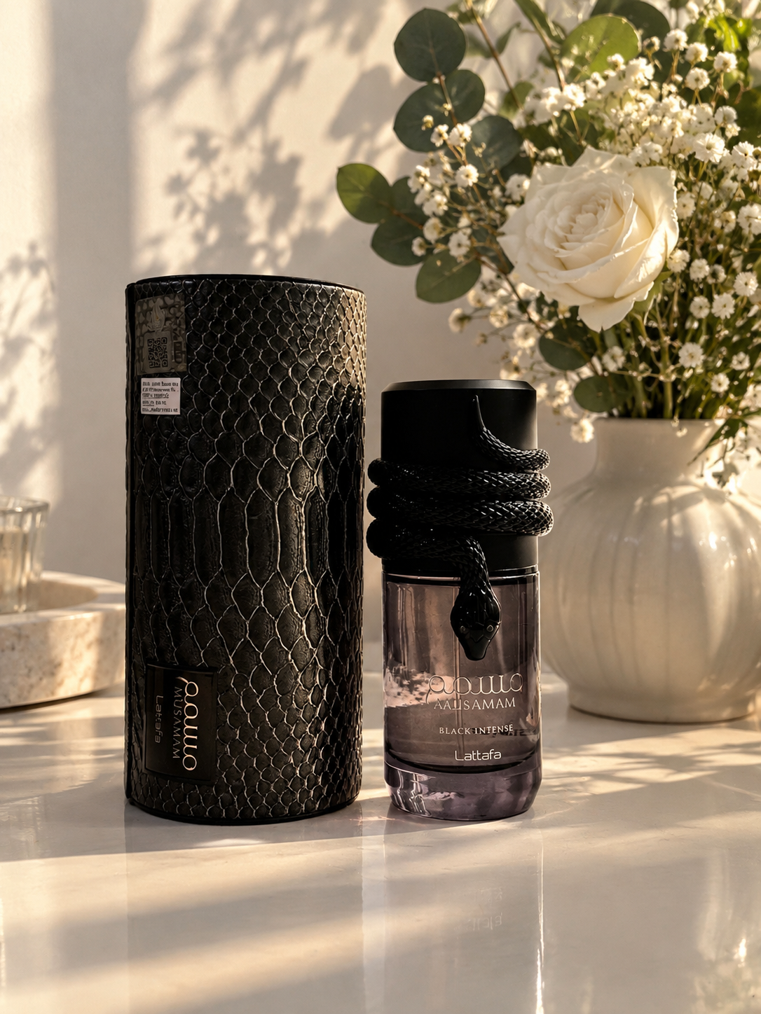 عطرادکلن مسمم بلک اینتنس اورجینال از برند لطافه