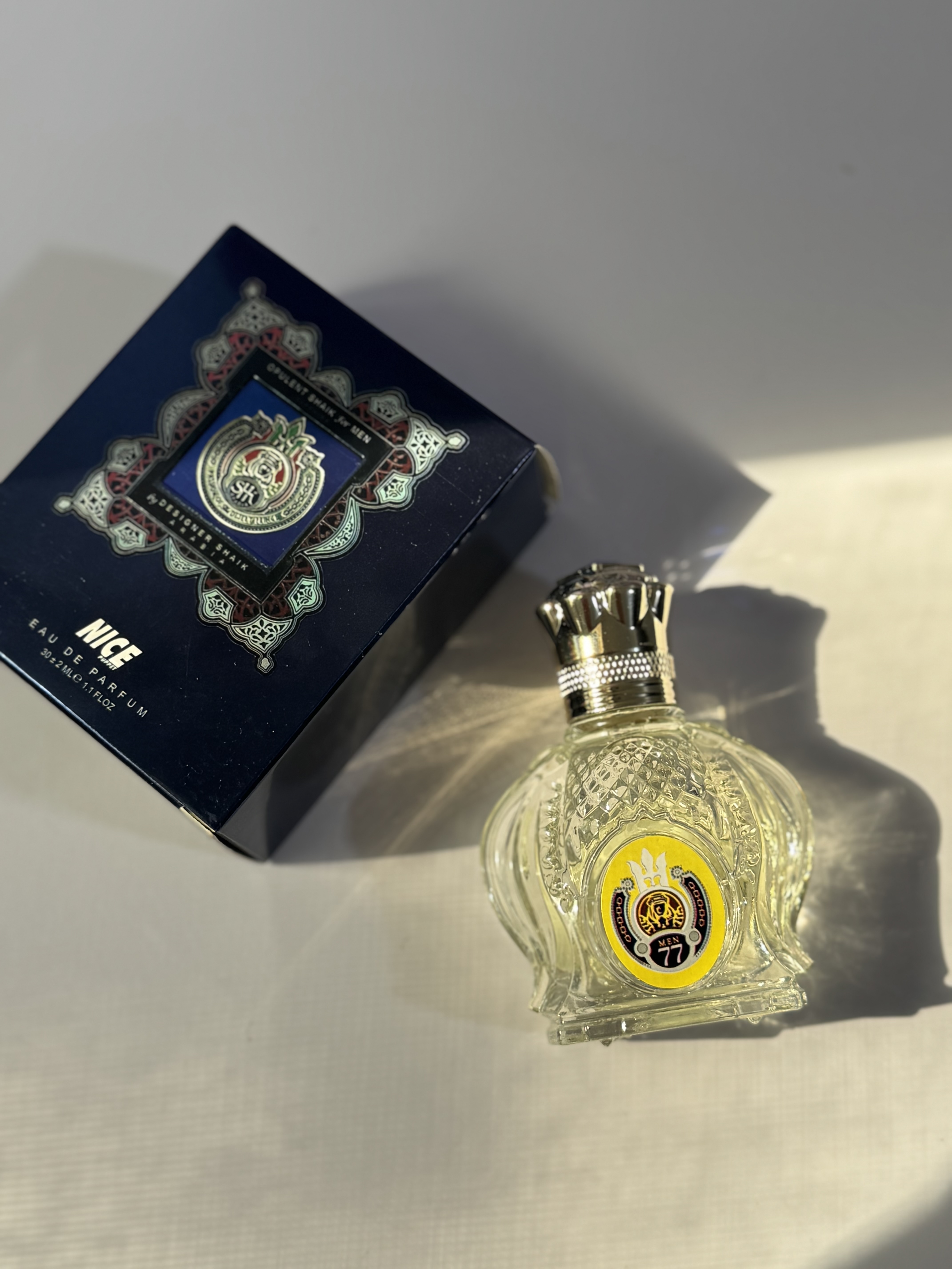 عطر ادکلن شیخ ۷۷ مردونه حجم ۳۰ میل